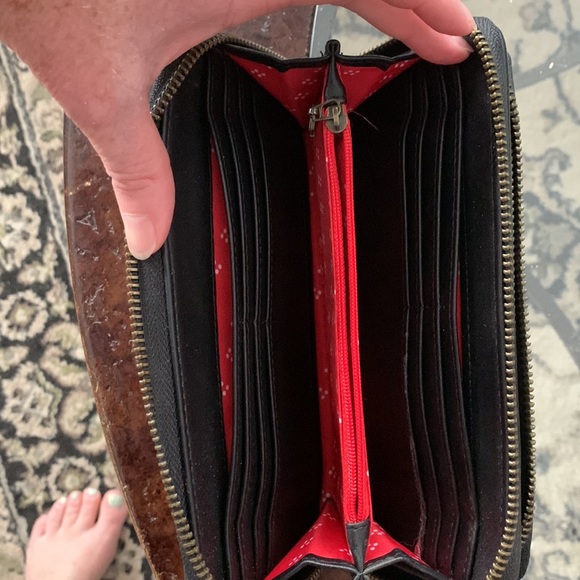 Desigual Wallet Zip Around Clutch Canvas Organizer - Picture 2 of 5